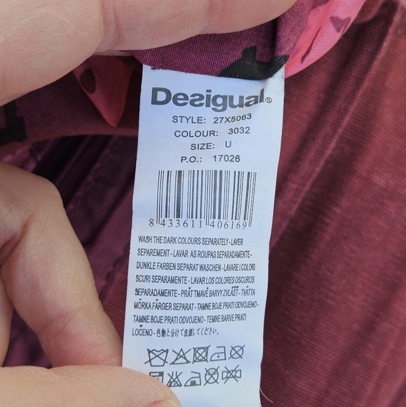 Desigual Bols Avatar Carryover top handle briefcase messenger bag red - Picture 8 of 12